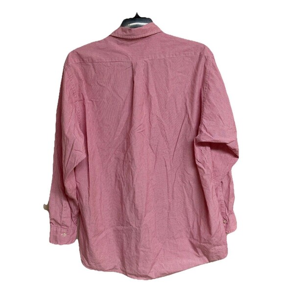 Men's Brooks Brothers Long Sleeve Shirt Red Checks Size 16.5 34 - Picture 6 of 6